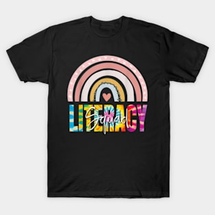 Tie Dye Literacy Squad Team Reading Enthusiasts T-Shirt